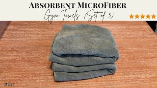MUST HAVE Gym Towel Set of 3 SO Absorbent and Soft screenshot 3