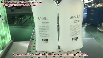 Square bottle automatic screen printing machine Mode:S-101