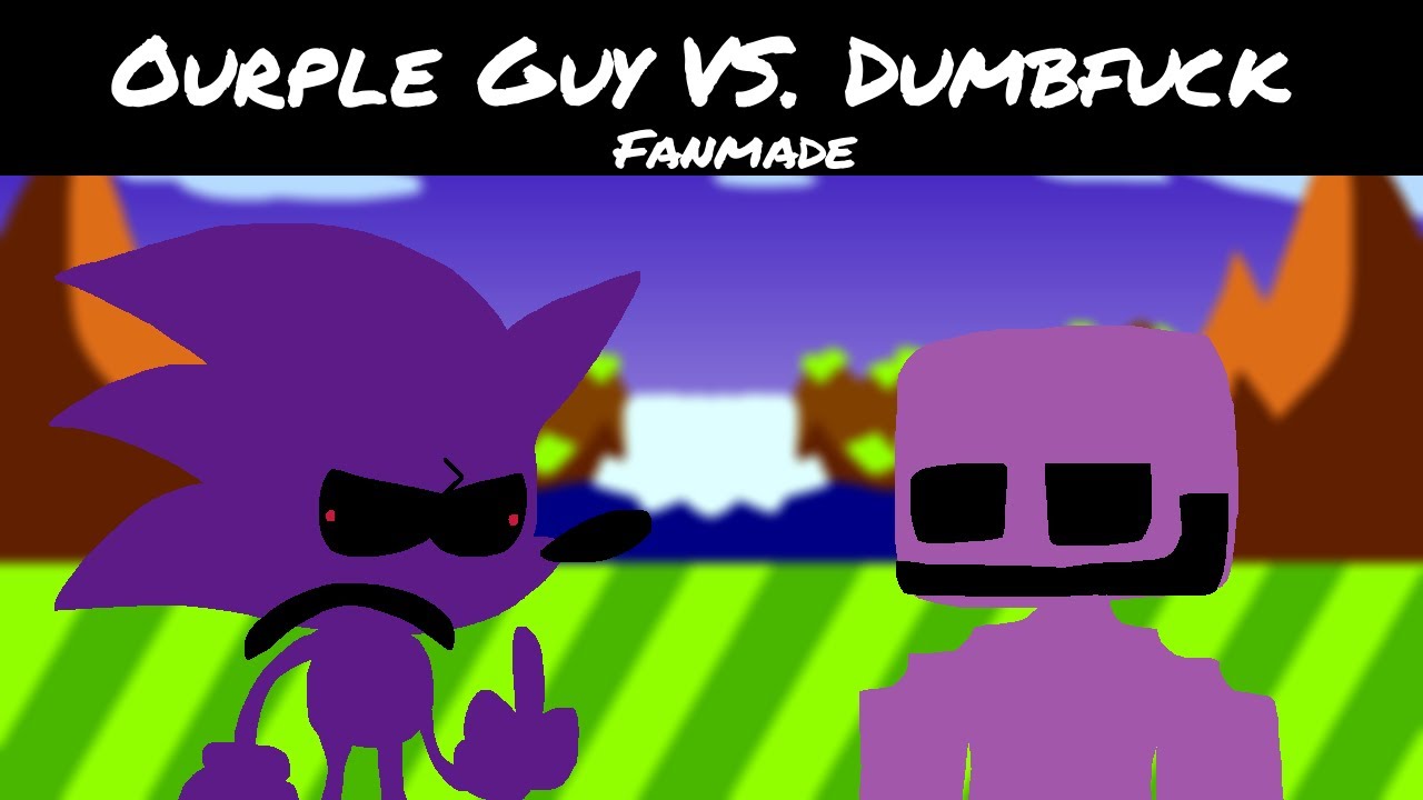 FNF Vs. Ourple Guy: Sonic.EXE / Dumbfuck cancelled song REMASTERED