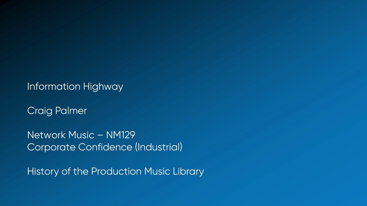 Information Highway - Craig Palmer | Network Music (NM129) [Full Track] - HOTPML 