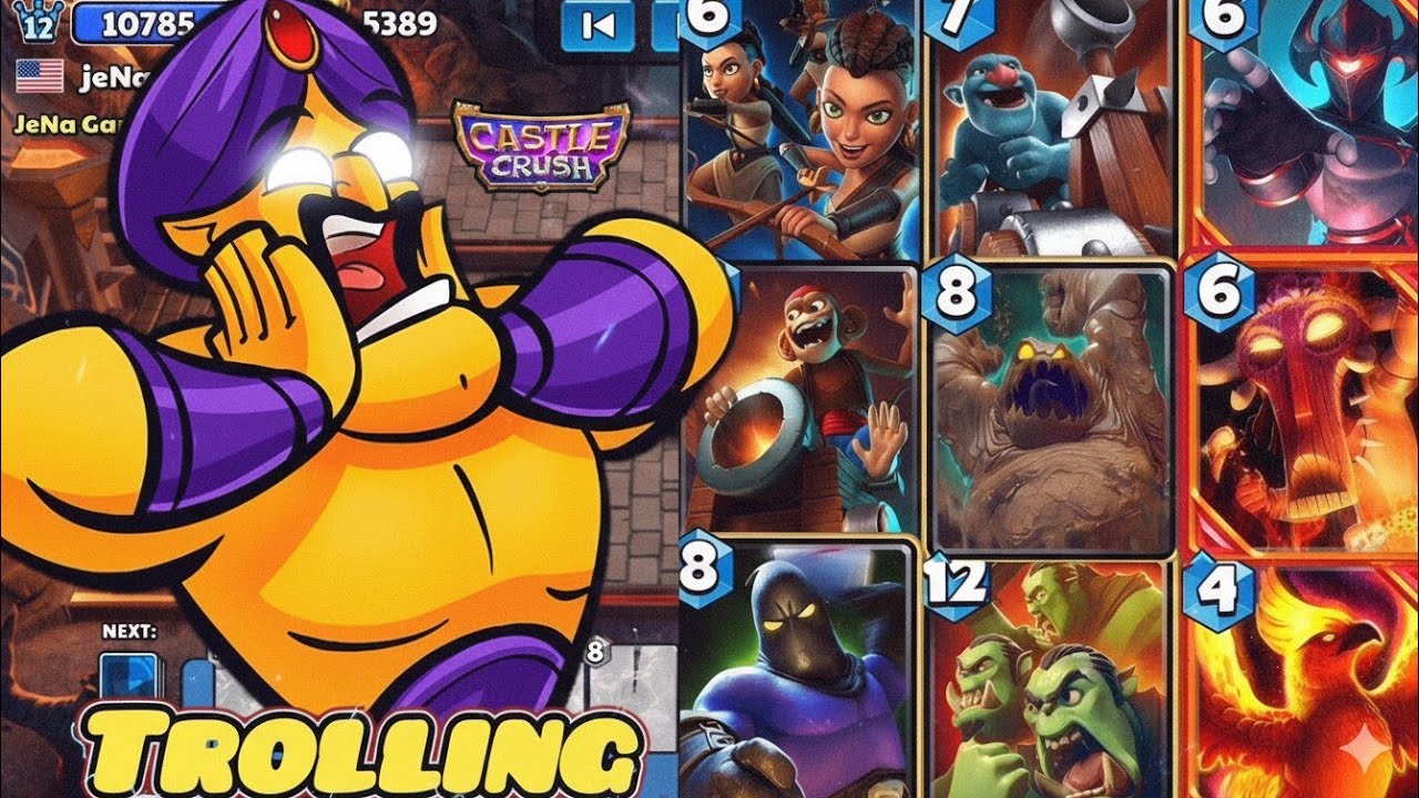Trolling 😂 Opponents In Master 3 Castle? Castle Crush Gameplay 