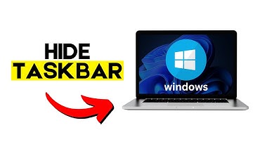How to Automatically Hide Taskbar on Windows 11