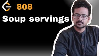 808 Soup servings | DP | Memoization