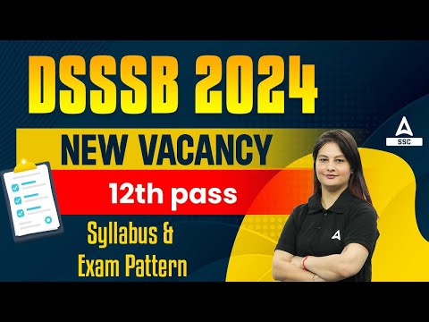 DSSSB New Vacancy