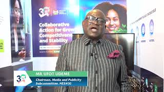 Information Join NESG Board Director, Mr Udeme Ufot, at #NES30 Update