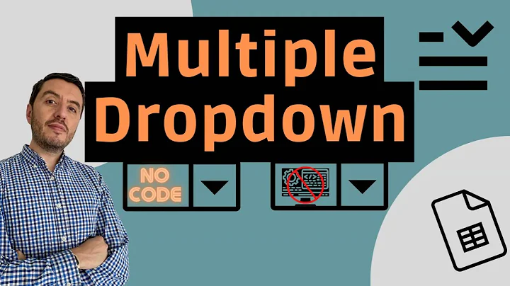 Create Dynamic Drop Downs in Google Sheets without Code