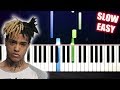 XXXTENTACION - changes - SLOW EASY Piano Tutorial by PlutaX