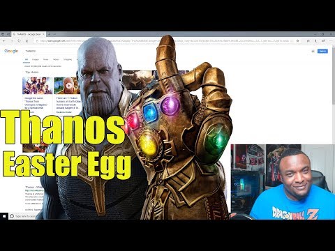 Thanos Avengers EndGame Google Easter Egg 2019