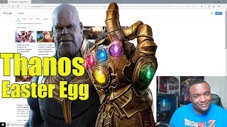 Thanos Avengers EndGame Google Easter Egg 2019