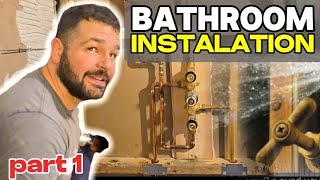 FITTING A BATHROOM FROM SCRATCH | PART 1