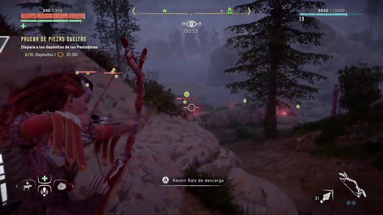 Prueba de piezas sueltas Horizon Zero Dawn YouTube