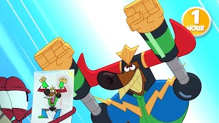 ZIG AND SHARKO | Zig’s Robot Armor! (1 Hour Compilation) New episodes | Cartoon Collection for kids