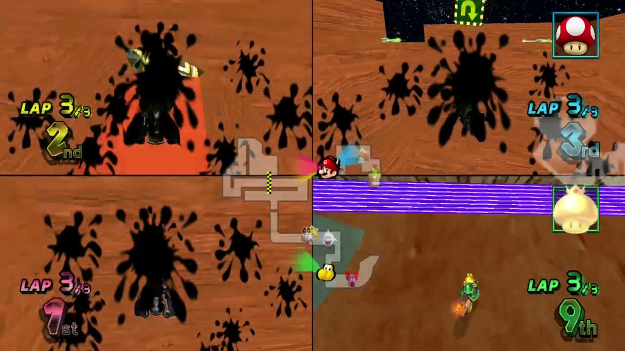 Mario Kart Wii Custom Tracks ✦ 4 Players #421