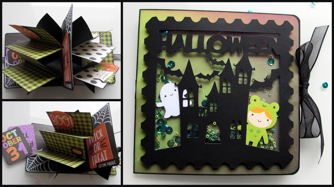 Halloween Steampunk Pop Up Mini Album – Scrap Booking