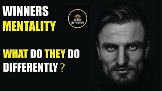 How Winners Do Things Differently ? The Success Key Of Winner Mentality