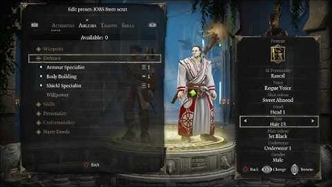 Divinity Part 1 Character creation