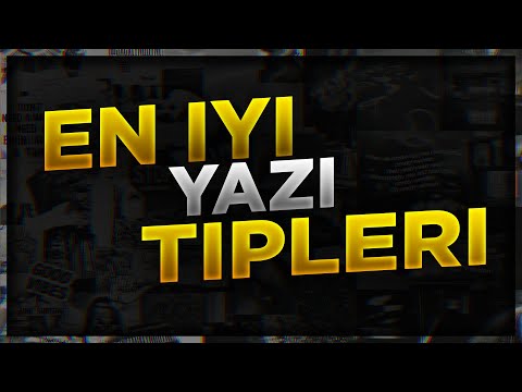 PHOTOSHOP İÇİN EN İYİ YAZI TİPLERİ - (Link Açıklamada) Creaz