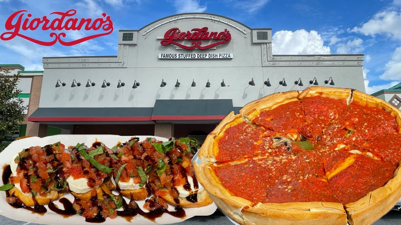 GIORDANO'S PIZZA | Orlando, Florida | Chicago Deep Dish Pizza Review