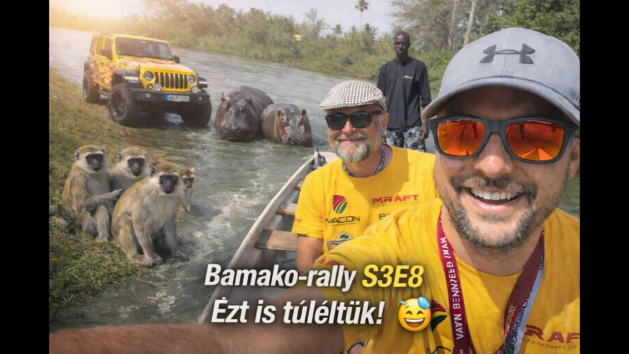 BUDAPEST - BAMAKO 2026 - Vízilovak és majmok: pipa!