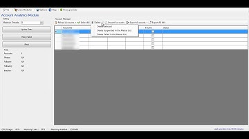 InstaDemon Account Statistics Module