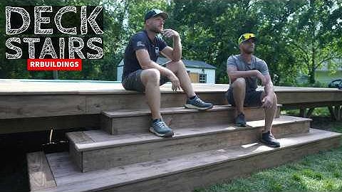 How to Build Deck Stairs The EASY Way