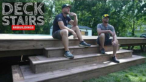 How to Build Deck Stairs The EASY Way