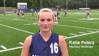 Medway vs. Ashland Field Hockey - Katie Peters Interview (MetroWest Daily News)
