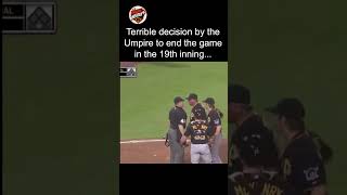 Is this the WORST call in MLB History?!🤔 #Baseball #MLB #Shorts