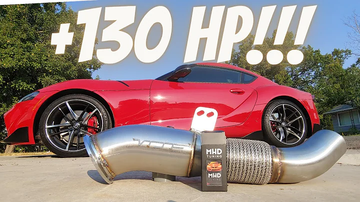 VRSF Catless Downpipe -Detailed Install 2020 Toyota Supra #mkvsupra #mk5supra #toyotasupra