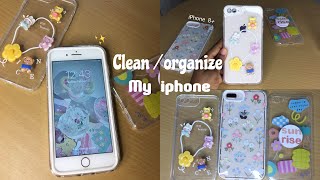 Organizing & cleaning my iPhone 8+ 2023