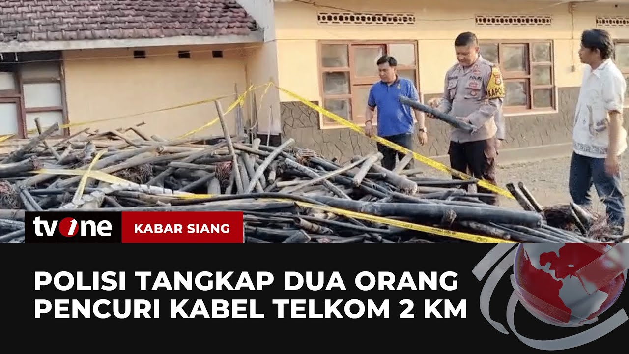 Polisi Bongkar Sindikat Pencurian Kabel Telkom | Kabar Siang tvOne