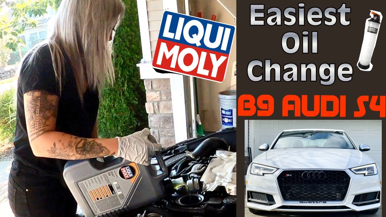 DIY B9 Audi S4 Quick & Easy Oil Change Top Service (Every 5k miles