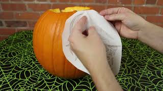 How do you transfer your pumpkin patterns?