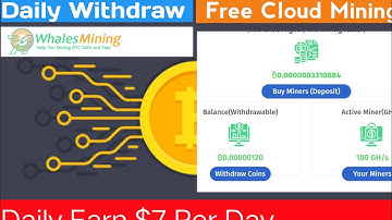 New cloud mining website | whales mining full review | real or fake | AJP DOT IN #whalesmining