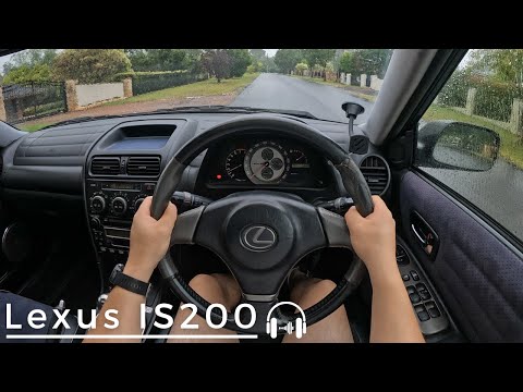POV - Lexus IS200 - Driving in the Rain - B Road - [GoPro Hero10]