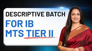 Descriptive Batch For IB MTS Tier 2 | Link is in the Description | English With Rani Ma'am