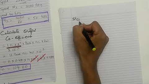 Stator Design |Induction Motor|