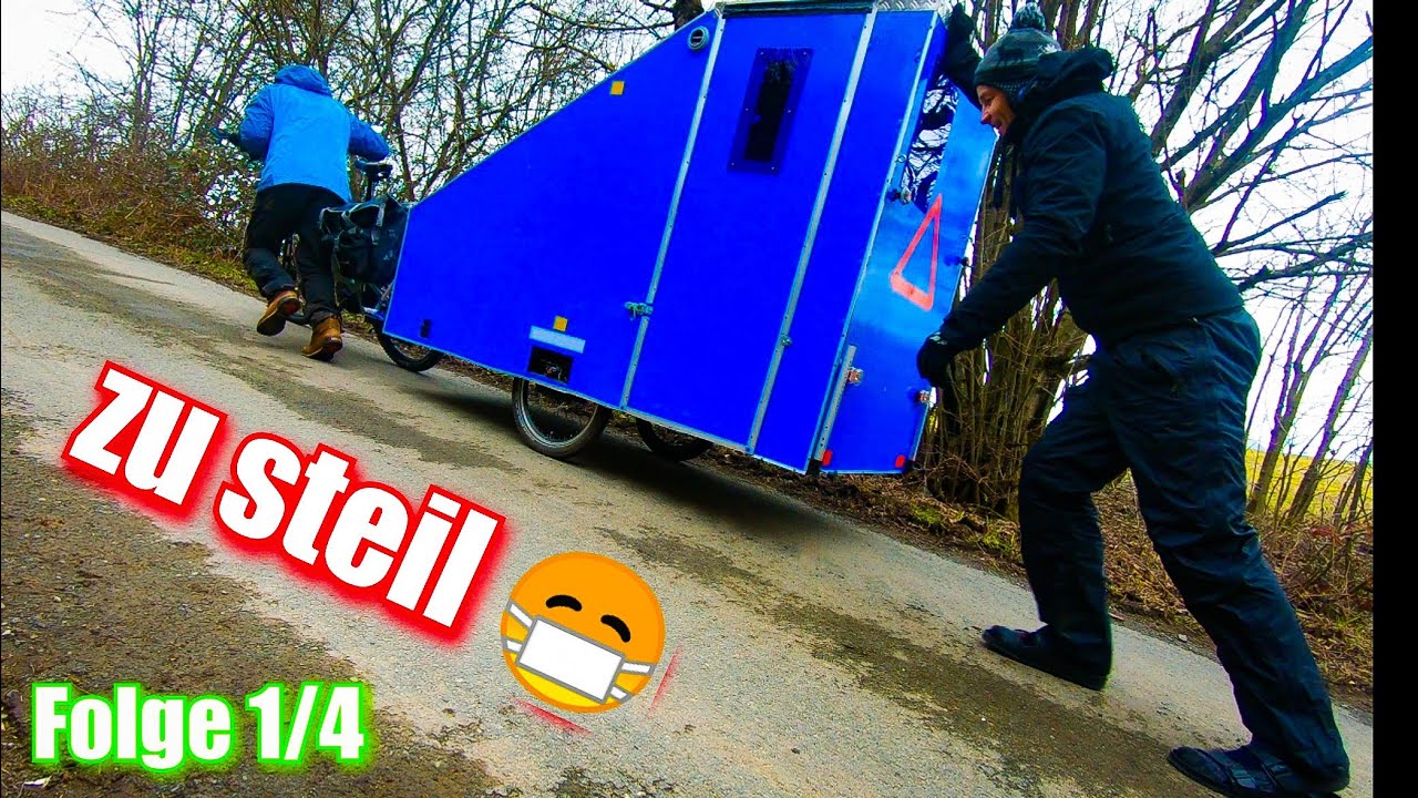 5 Tage on TOUR [F.1]😱Wer seinen FAHRRADWOHNWAGEN liebt der schiebt