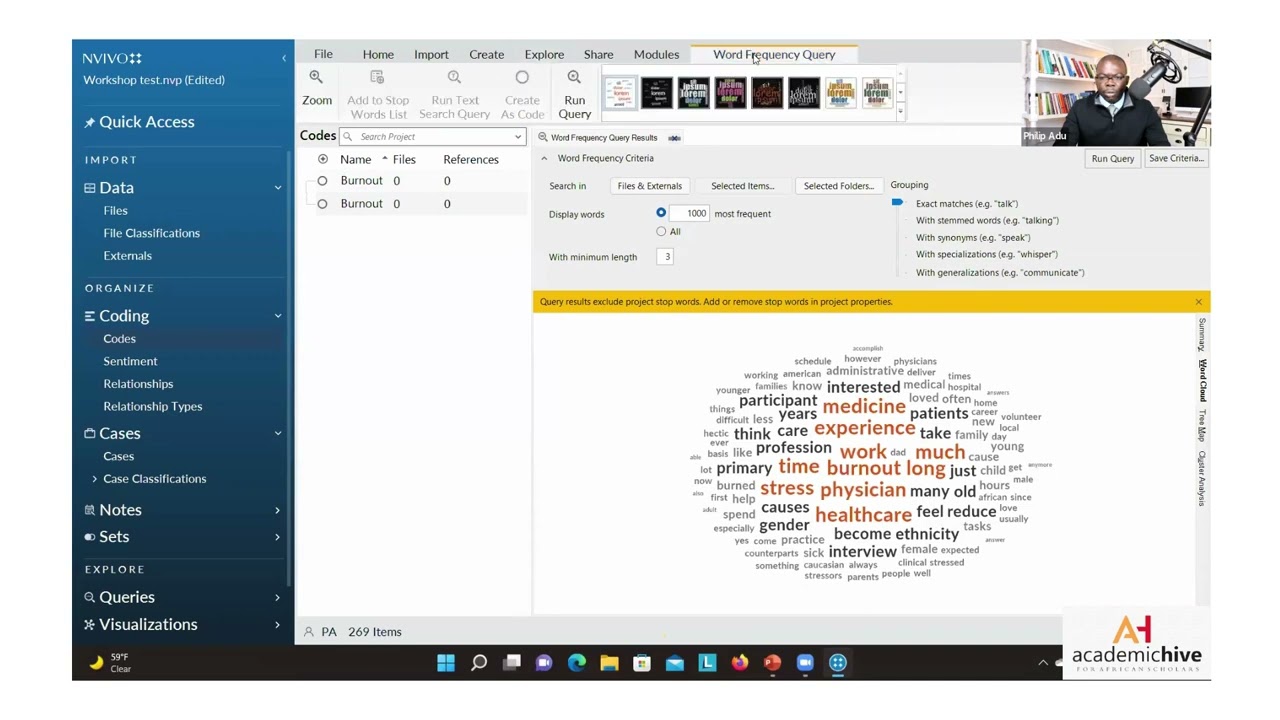 Part 5 Analysing the Data Code Identification