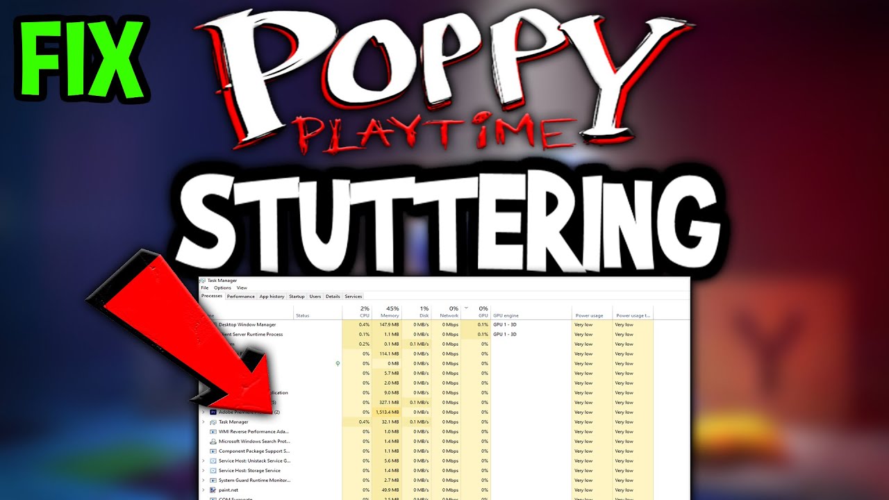 Poppy Playtime – How to Fix Fps Drops & Stuttering – Complete Tutorial ...