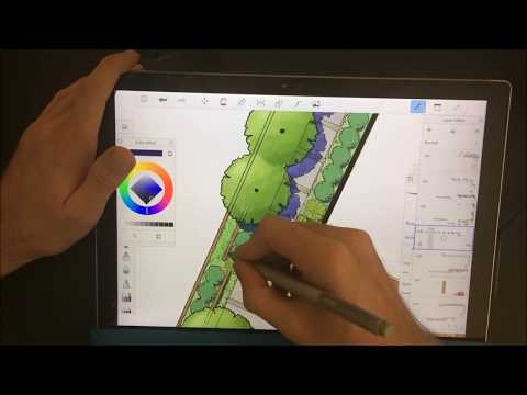 RESIDENTIAL LANDSCAPE RENDERING TIMELAPSE