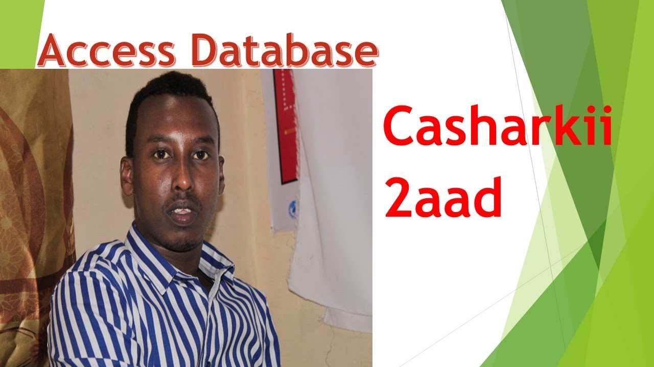 Access:-Sida loo sameeyo table Filter iyo Sorting