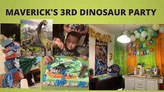 Dinosaur Birthday Party | My Son Turn's 3 | DIY Project | How to | Dinosaur DIY Birthday Party 2020