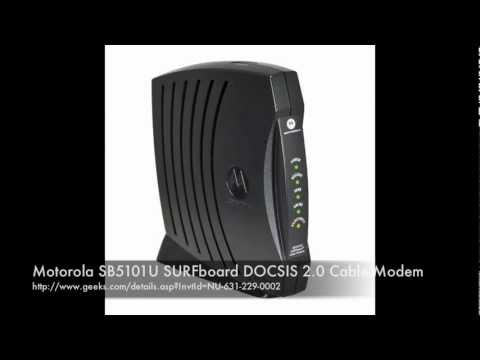 Motorola SB5101U SURFboard DOCSIS 2.0 Cable Modem from Geeks.com