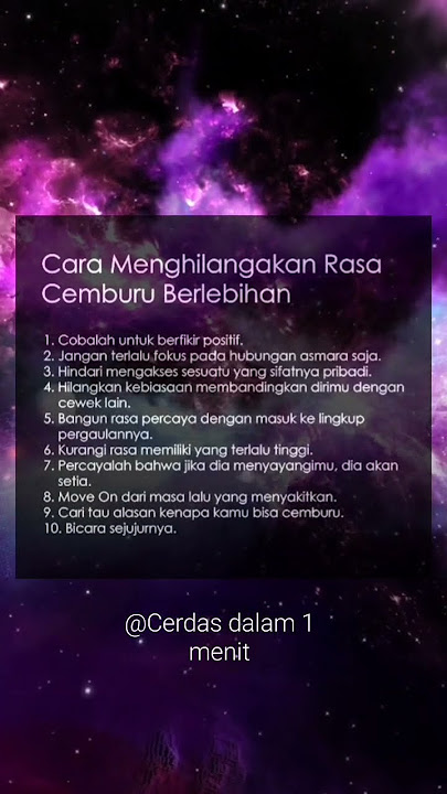 Cara menghilangkan rasa cemburu yg berlebih ... #shorts #motivasi #quotes