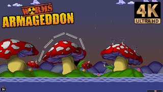 Worms Armageddon | Mission 7 - Not Mushroom out there... | PC 4K