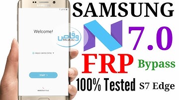 Samsung S7 Edge Nougat 7.0 Frp bypass 100% Working by waqas mobile