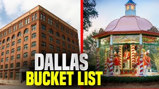 Dallas Bucket List Top Things You Simply Must Do