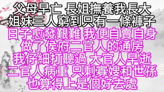 父母早亡，長姐撫養我長大，姐妹三人窮到只有一條褲子，日子愈發艱難，我便自賣自身，做了侯府二官人的通房，我仔細打聽過，大官人早逝，二官人病重，只剩寡嫂和世孫，也算得上是個好去處【幸福人生】