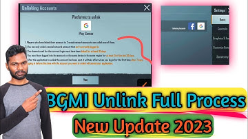 BGMI Gmail Unlink Process Full Details 2023 Hindi | Pubg ACC. Unlink Kaise Kare 2023